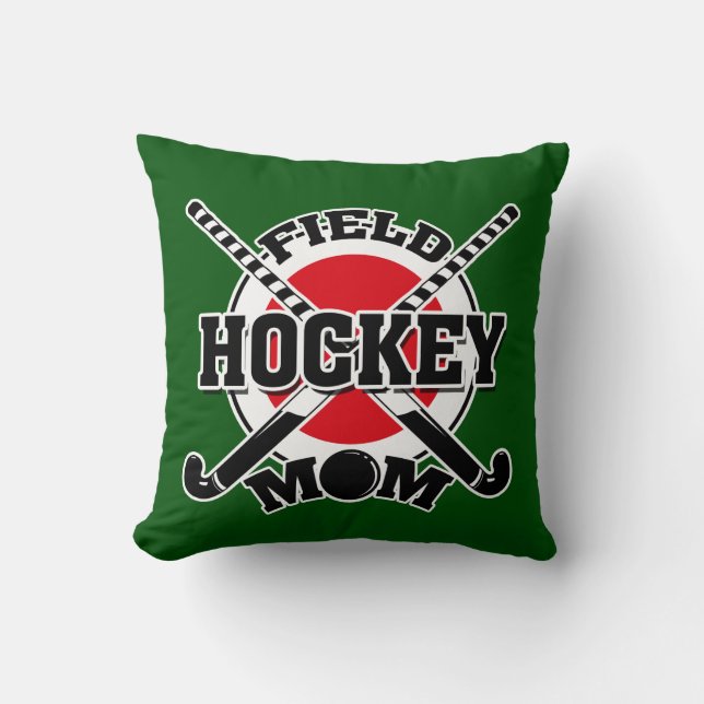 Hockey-Mama Kissen (Vorderseite)