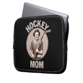 Hockey-Mama Laptopschutzhülle (Vorderseite Links)