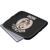 Hockey-Mama Laptopschutzhülle (Vorne Knopf)