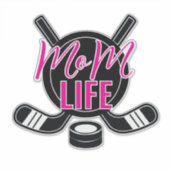 Hockey Mama Life Car Window Aufkleber (Vorderseite)