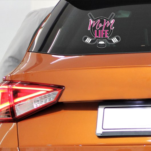 Hockey Mama Life Car Window Aufkleber