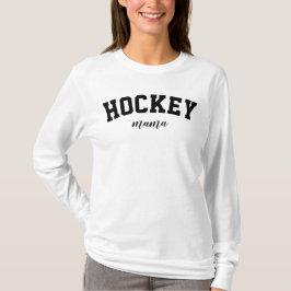 Hockey Mama Niedlich Sports Mama University Uni T-Shirt