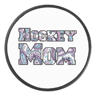 Hockey Mama Paisley Eishockey Puck