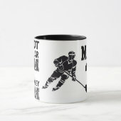 Hockey MAMA-personalisierte TASSE (Zentrum)
