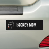 Hockey-Mama Pitbull Autoaufkleber (Auf Auto)