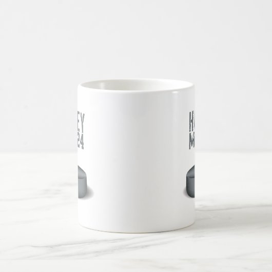 Hockey Mama Player Number Niedlich Simple Kaffeetasse (Mittel)