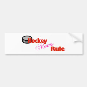 Hockey-Mama-Regel-Autoaufkleber Autoaufkleber