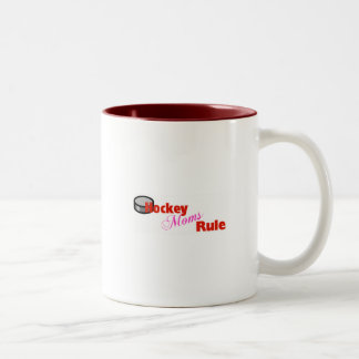 Hockey-Mama-Regel-Kaffee-Tasse Zweifarbige Tasse