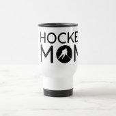 Hockey Mama Reisefuß Silhouette Reisebecher (Mittel)