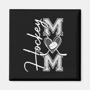 Hockey-Mama Spieltag Eishockey-Mutter Mutter Magnet