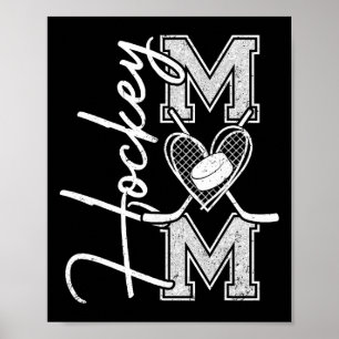Hockey-Mama Spieltag Eishockey-Mutter Mutter Poster