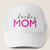 Hockey Mama Sporty Truckerkappe (Vorderseite)