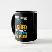 Hockey-Mama Square Tasse (Vorderseite Links)