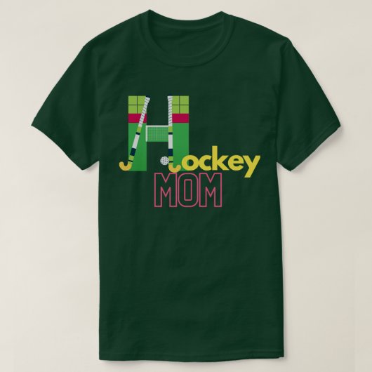 Hockey-Mama T-Shirt (Design vorne)