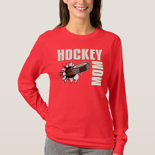 Hockey-Mama T-Shirt (Vorderseite)