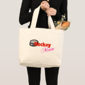 Hockey-Mama-Taschen-Tasche Jumbo Stoffbeutel (Vorderseite (Produkt))