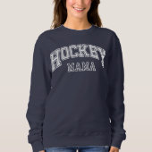 Hockey Mama Uni-Abschluss | Hockey-Mama Sweatshirt (Vorderseite)