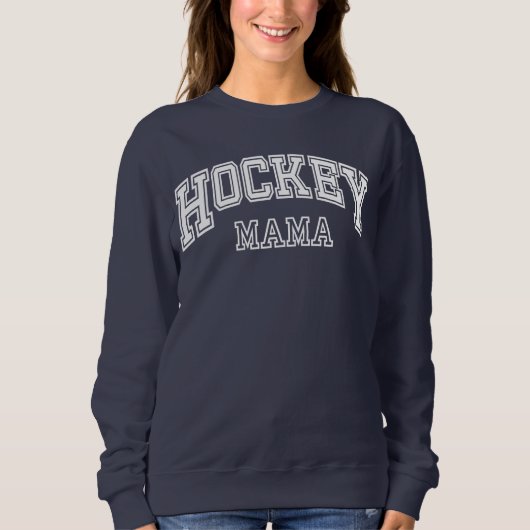 Hockey Mama Uni-Abschluss | Hockey-Mama Sweatshirt (Vorderseite)