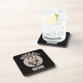 Hockey-Mama Untersetzer (Rechte Seite)