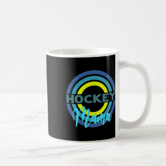 Hockey Mama With Modern Hockey Circles Kaffeetasse