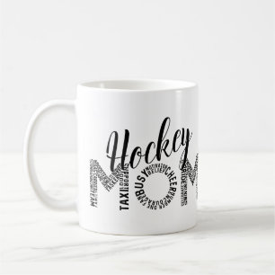 Hockey Mama Word Art Kaffeetasse