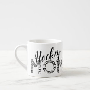 Hockey-Mama Wordle Espressotasse
