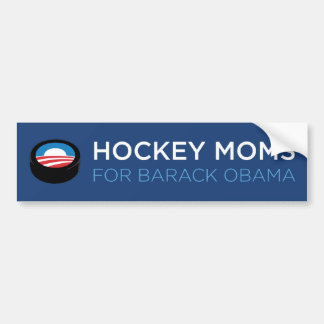 Hockey-Mamas für Barack Obama Autoaufkleber