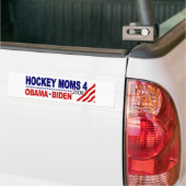 Hockey-Mamas für Obama Biden Autoaufkleber (Auf Lkw)