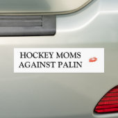 Hockey-Mamas gegen Palin Autoaufkleber (Auf Auto)