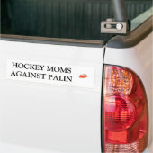 Hockey-Mamas gegen Palin Autoaufkleber (Auf Lkw)