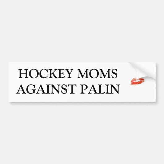 Hockey-Mamas gegen Palin Autoaufkleber (Vorne)
