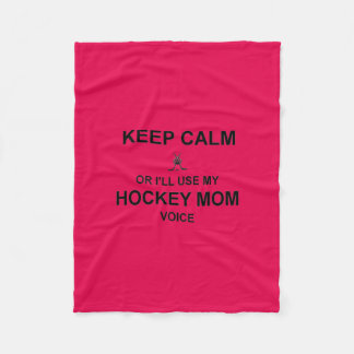 Hockey-Mamma behalten ruhige Fleece-Decke Fleecedecke