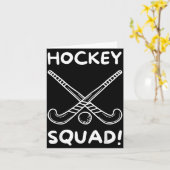 Hockey-Mannschaft 1 Karte (Gelbe Blume)