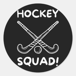 Hockey-Mannschaft 1 Runder Aufkleber