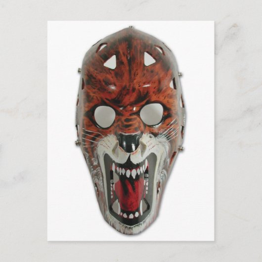 Hockey Mask Postkarte (Vorderseite)