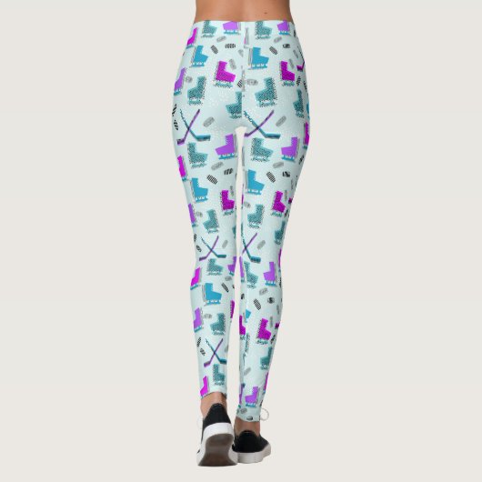 Hockey-Memphis-Art Leggings (Rückseite)