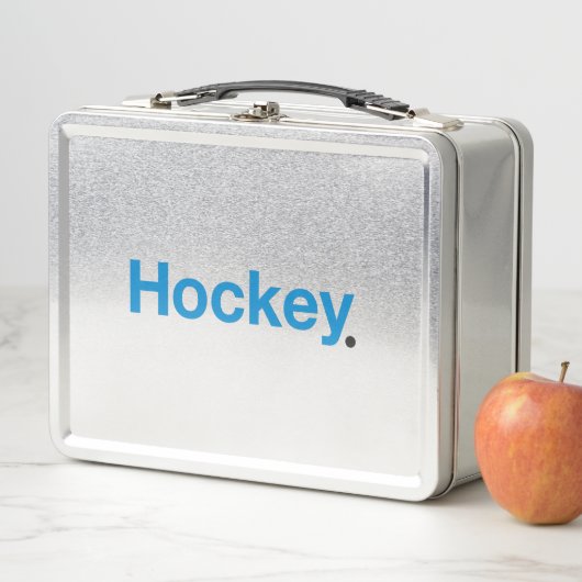 Hockey Metall Brotdose (Beispiel)