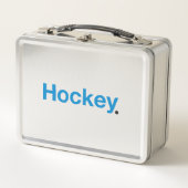 Hockey Metall Brotdose (Vorderseite)