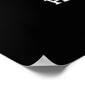 Hockey mit Attitude 005 Poster (Ecke)