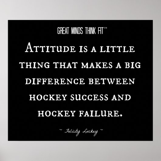 Hockey mit Attitude 005 Poster (Vorne)
