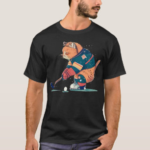 Hockey mit "Cats on Ice" T-Shirt