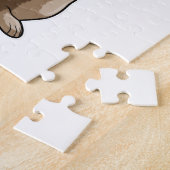 Hockey mit Hockeyschläger Puzzle (Seite)