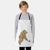 Hockey mit Hockeyschläger Schürze (Getragen)