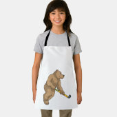 Hockey mit Hockeyschläger Schürze (Insitu)