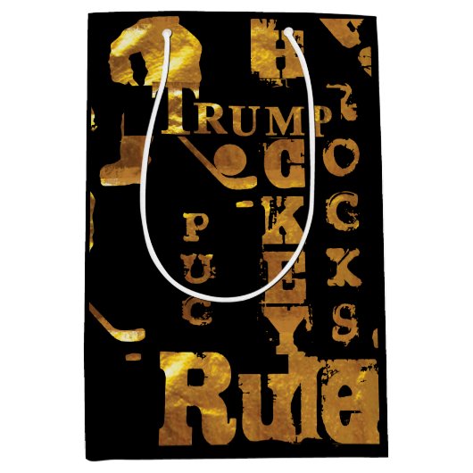 Hockey Mittlere Geschenktüte (Vorderseite)