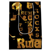 Hockey Mittlere Geschenktüte (Rückseite)