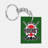 Hockey Mom Schlüsselanhänger (Vorderseite links)