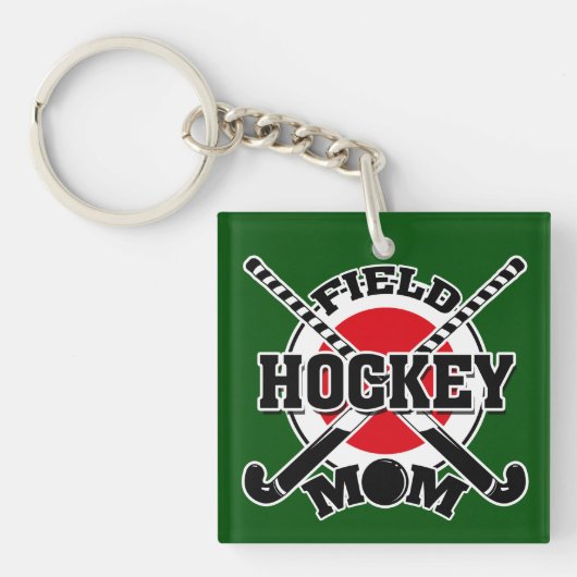 Hockey Mom Schlüsselanhänger (Vorderseite)