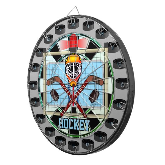 Hockey Multi-Target 20 Shots Dartboard Dartscheibe (Vorderseite rechts)