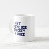 Hockey Mum Gift Tasse | Funny Quote Slogan Coach (Vorderseite Links)